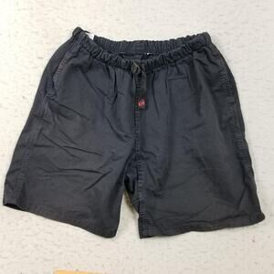 Vintage Gramicci Shorts Mens XL Black Cotton Climbing Hiking Made USA 90s